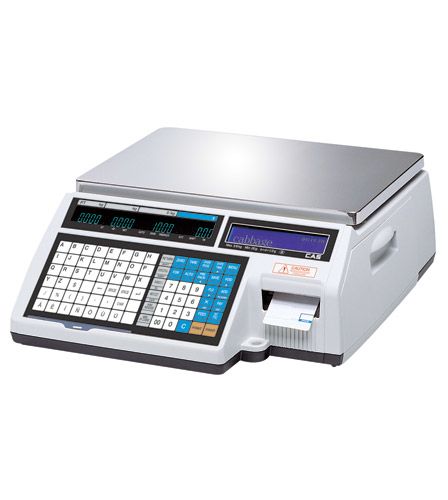 Электронные торговые весы CL5000-B CAS со встроенной памятью товаров и принтером