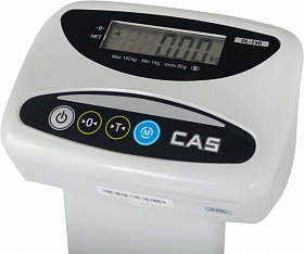 Напольные товарные весы DL CAS на батарейках