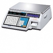 Электронные торговые весы CL5000-B CAS со встроенной памятью товаров и принтером